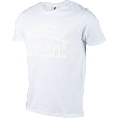 Мъжка тениска - Russell Athletic S/S CREW NECK TEE SHIRT WHI - 2