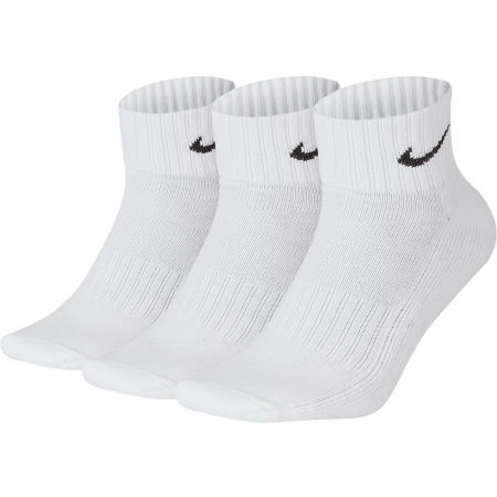 Nike 3PPK VALUE COTTON QUARTER - Športové ponožky