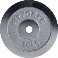 WEIGHT DISC PLATE 10KG CHROME 30MM - Weight Disc Plate