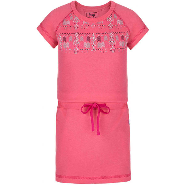 Loap BACYELLA Lány ruha, rózsaszín, méret 146-152