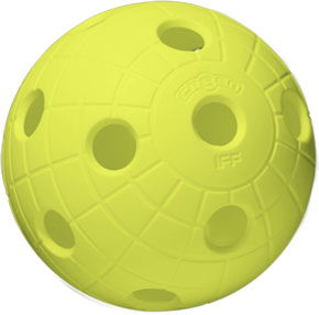 BALL CRATER NEON YELLOW - Floorball Ball