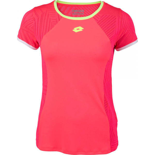 Lotto SUPERRAPIDA W V TEE PL Дамска спортна тениска, розово, Veľkosť M