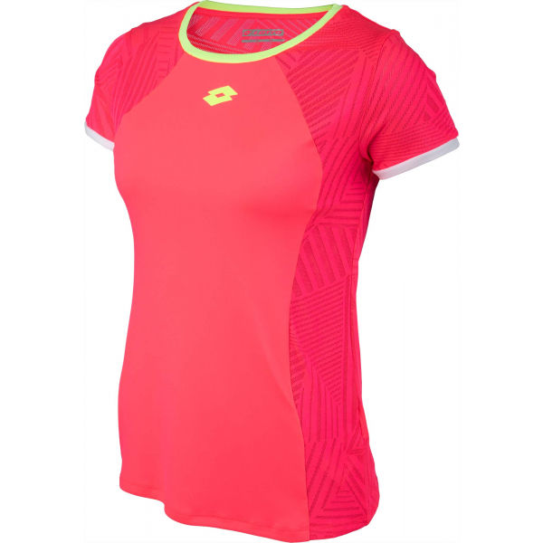Lotto SUPERRAPIDA W V TEE PL Дамска спортна тениска, розово, Veľkosť M