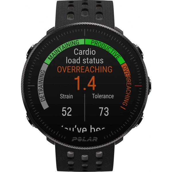 POLAR VANTAGE M2 Спортен часовник с GPS и пулсометър, черно, Veľkosť Os