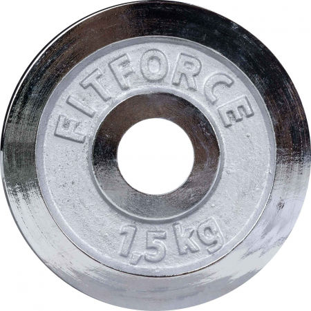 Fitforce WEIGHT DISC PLATE 1.5KG CHROME 30MM - Weight Disc Plate