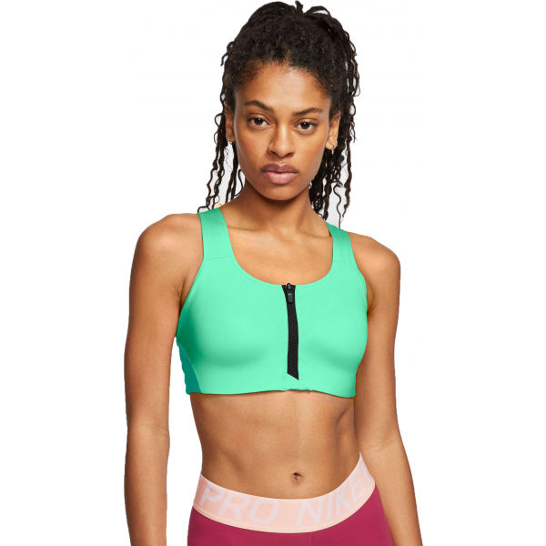 Nike SHAPE Дамско  спортно бюстие, светло-зелено, размер