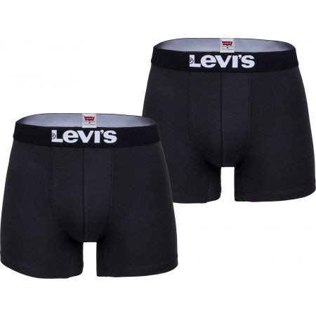 Levi's MEN SOLID BASIC BOXER 2P - Pánske boxerky