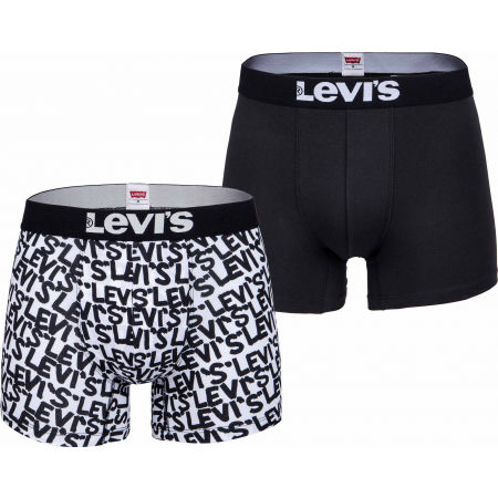 Levi's MEN SCRIBBLE LOGO BOXER BRIEF 2P - Pánské boxerky