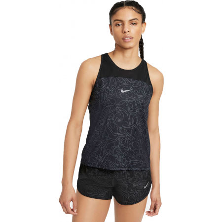 Nike RUN DVN MILER TANK AOP - Women's running tank top