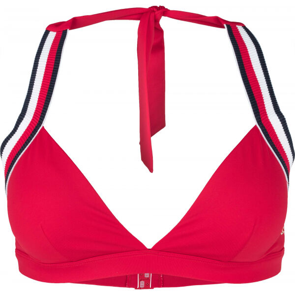 Tommy Hilfiger TRIANGLE FIXED Női bikini felső, piros, méret XS