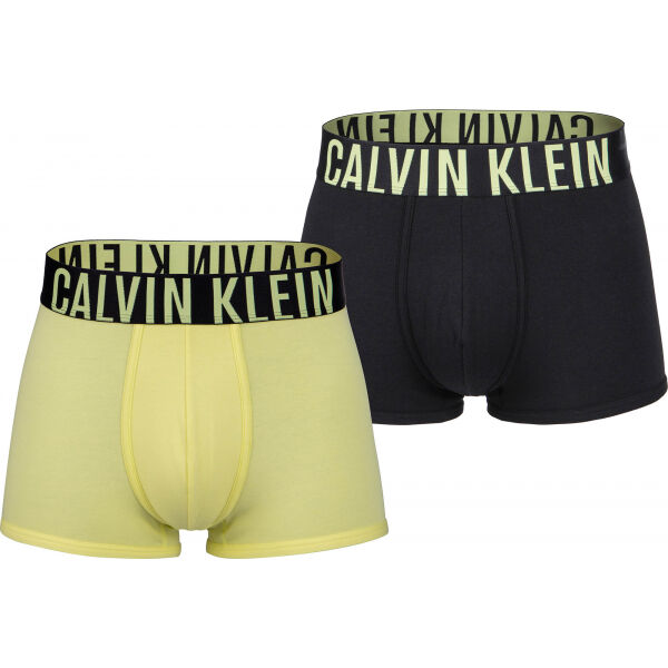 Calvin Klein TRUNK 2PK Férfi boxeralsó, sárga, méret S