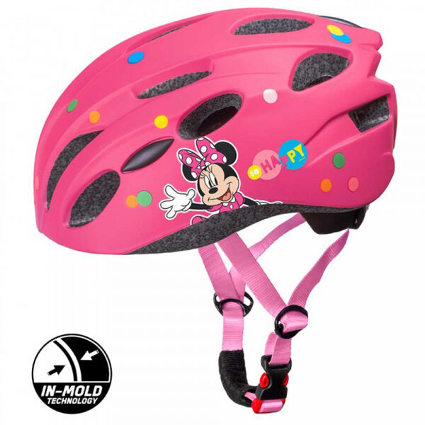 Disney MINNIE Lány kerékpáros sisak, rózsaszín, méret (52 - 56)