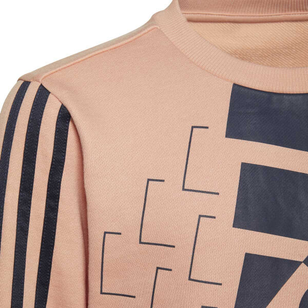 Adidas LOGO SWEAT Sweatshirt Für Mädchen, Rosa, Größe 116