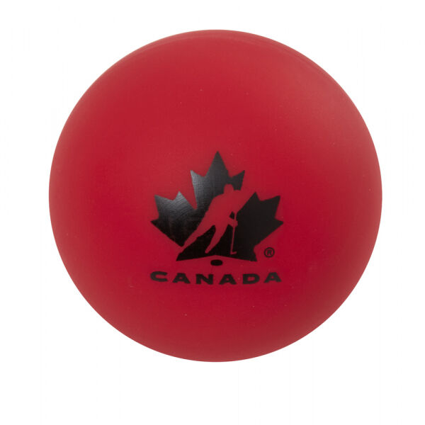 HOCKEY CANADA HOCKEY BALL HARD Хокейно топче, червено, Veľkosť Os