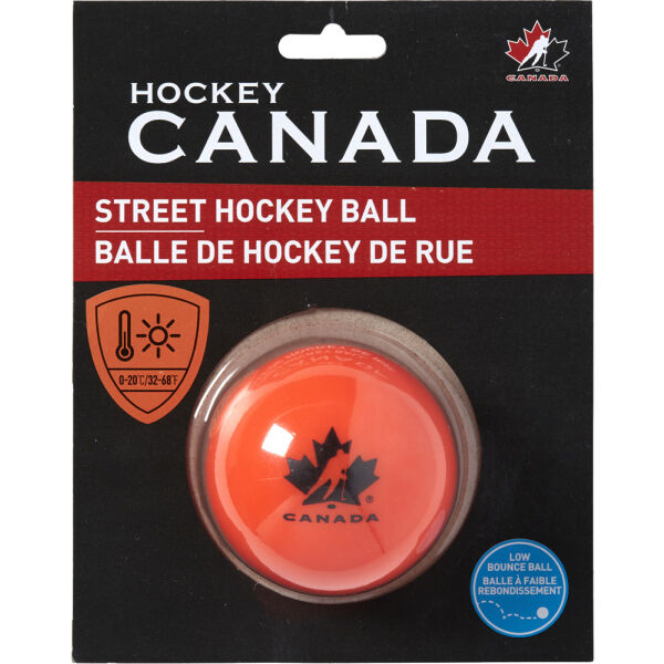 HOCKEY CANADA STREET HOCKEY BALL Loptička Na Hokejbal, Oranžová, Veľkosť Os