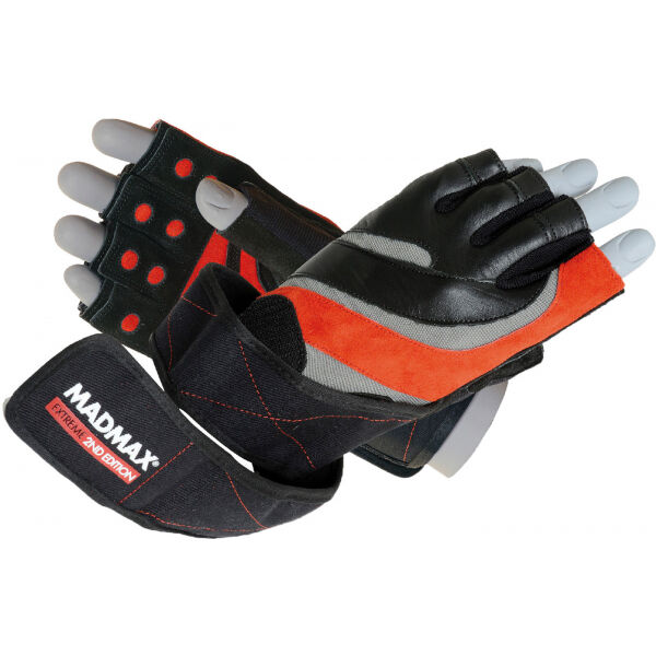 MADMAX EXTREME 2nd EDITION Фитнес  ръкавици, черно, veľkosť S