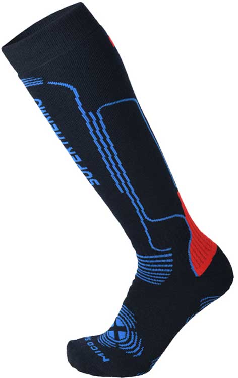 Ski knee socks