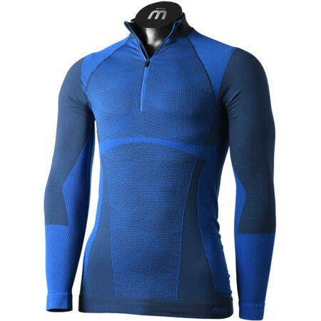Мъжка функционална блуза - Mico L/SLVS ZIP NECK SHIRT WARM CONTROL - 1