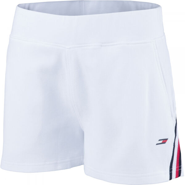 Tommy Hilfiger DOUBLE PIQUE REGULAR SHORT Дамски спортни шорти, бяло, размер