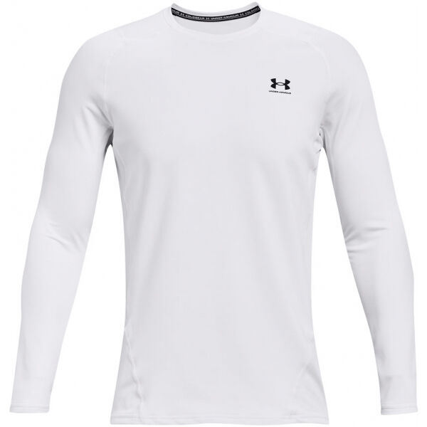Under Armour CG ARMOUR FITTED CREW Мъжка блуза, бяло, размер