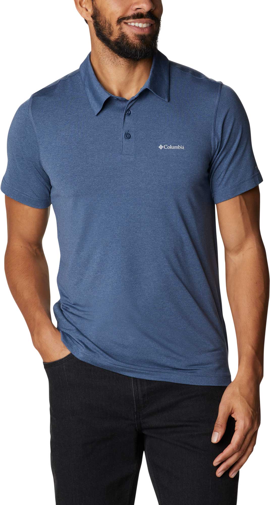 Men's functional polo shirt