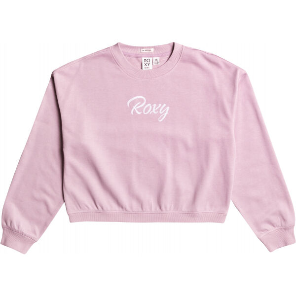 Roxy BREAK AWAY CREW Női pulóver, rózsaszín, méret L
