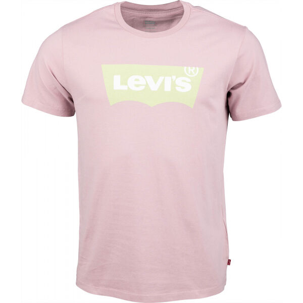 Levi's HOUSEMARK GRAPHIC TEE Férfi póló, rózsaszín, méret M