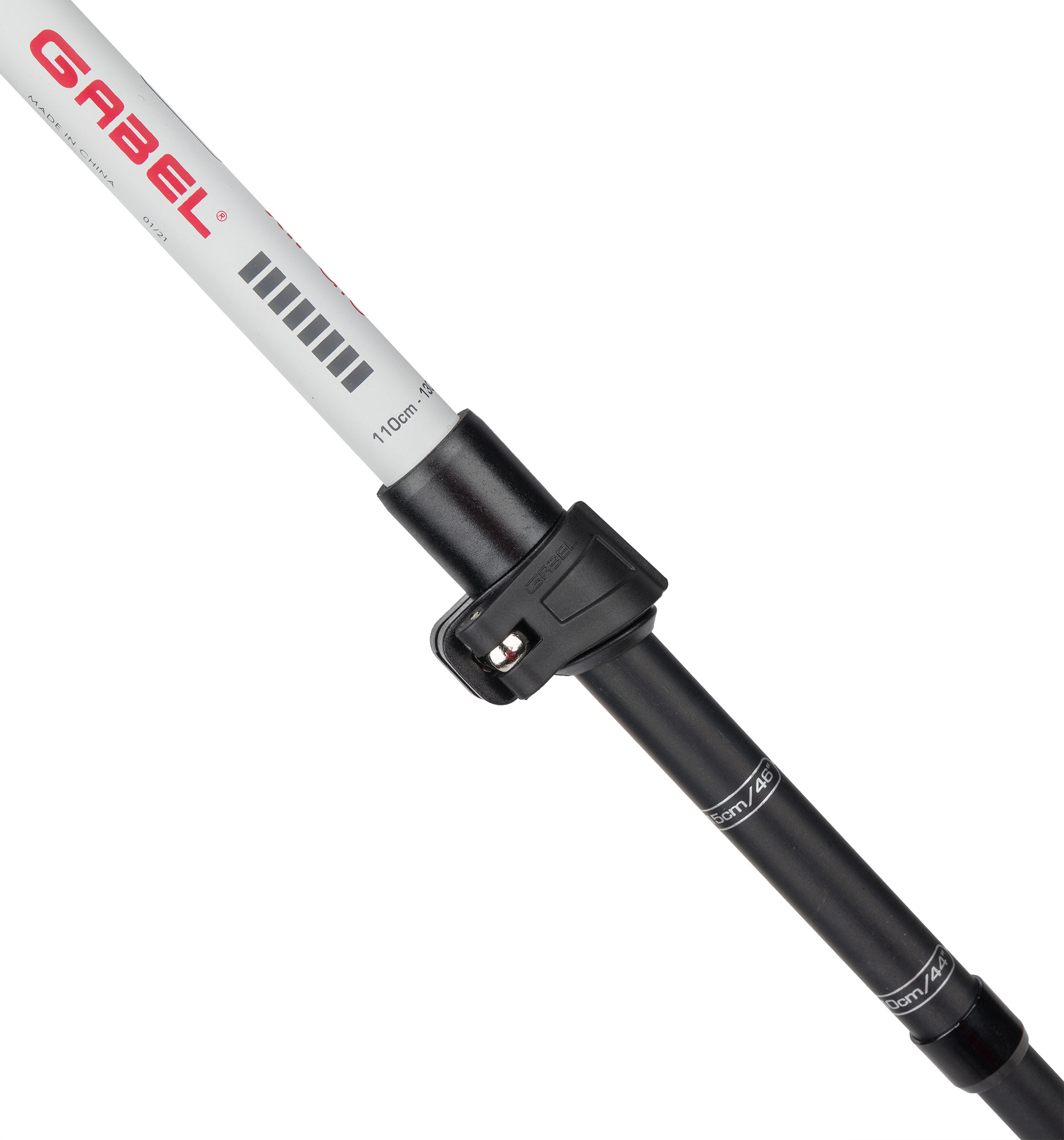Collapsible trekking and ski touring poles