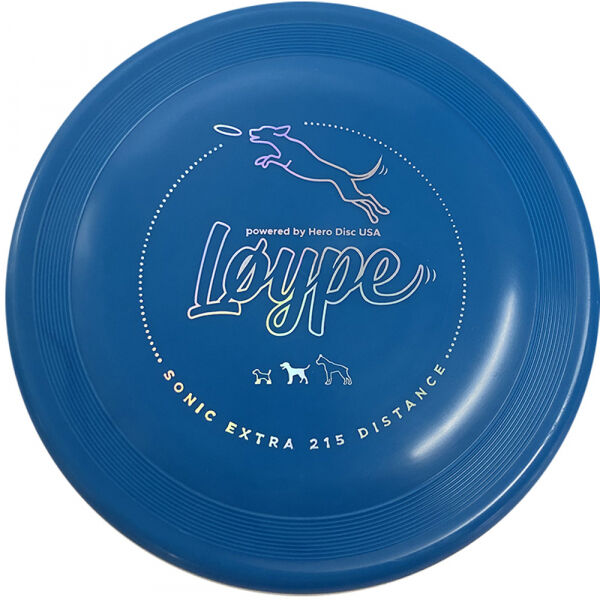 Løype SONIC XTRA 215 DISTANCE Летяща чиния за кучета, синьо, Veľkosť Os
