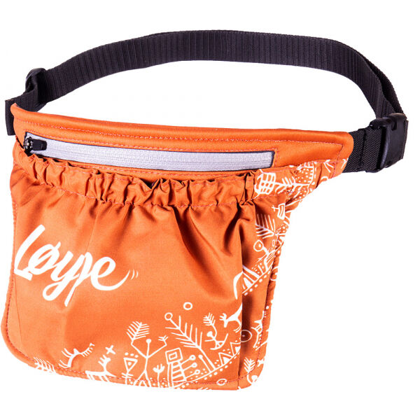 Løype PET TRAINER TREAT BAG Zárható táska a jutalomfalatokra, narancssárga, méret os
