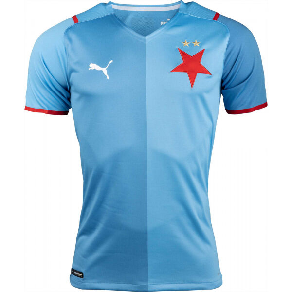 Puma SKS AWAY SHIRT PROMO TEAM Férfi Futballmez, Világoskék, Veľkosť S