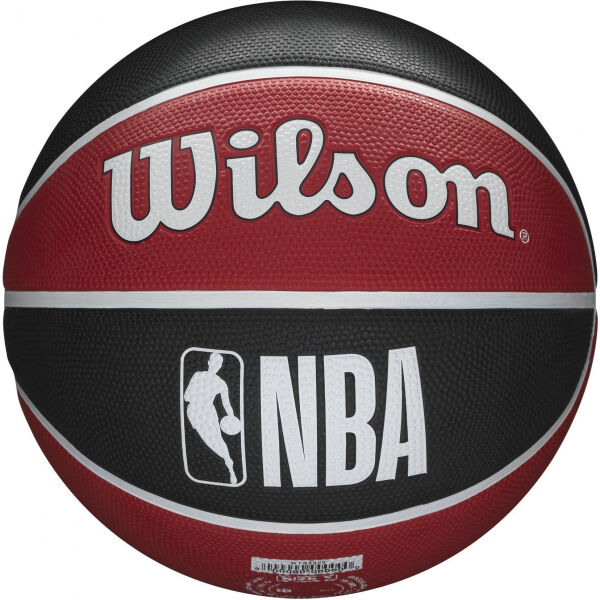 Wilson NBA TEAM TRIBUTE BULLS Basketball, Rot, Größe 7