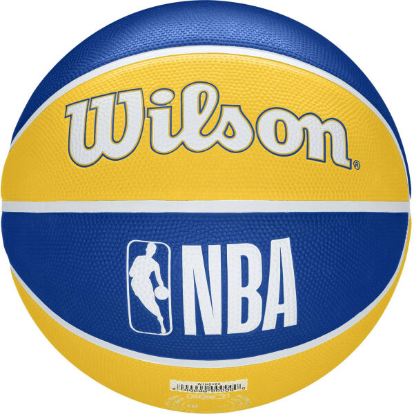 Wilson NBA TEAM TRIBUTE WARRIORS Basketball, Blau, Größe 7