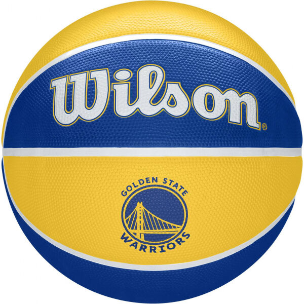 Wilson NBA TEAM TRIBUTE WARRIORS Basketball, Blau, Größe 7