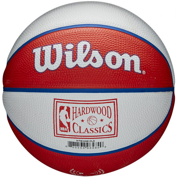 Wilson NBA RETRO MINI CAVS Mini Basketball, Rot, Größe 3