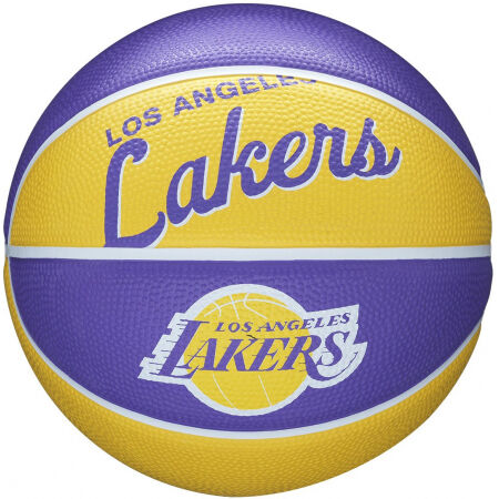 Wilson NBA RETRO MINI LAKERS - Mini basketbalová lopta