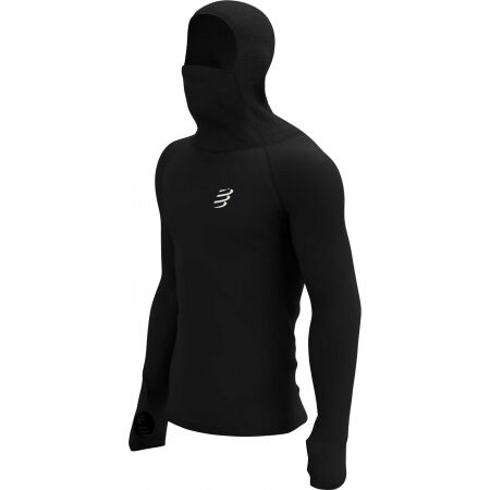 Men's functional sweatshirt - Compressport 3D THERMO ULTRALIGHT RACING HOODIE - 7