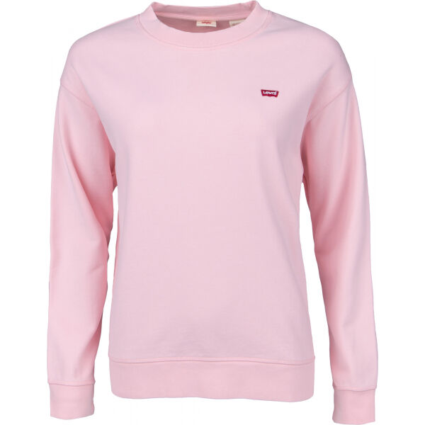 Levi's STANDARD CREW Női pulóver, rózsaszín, méret L