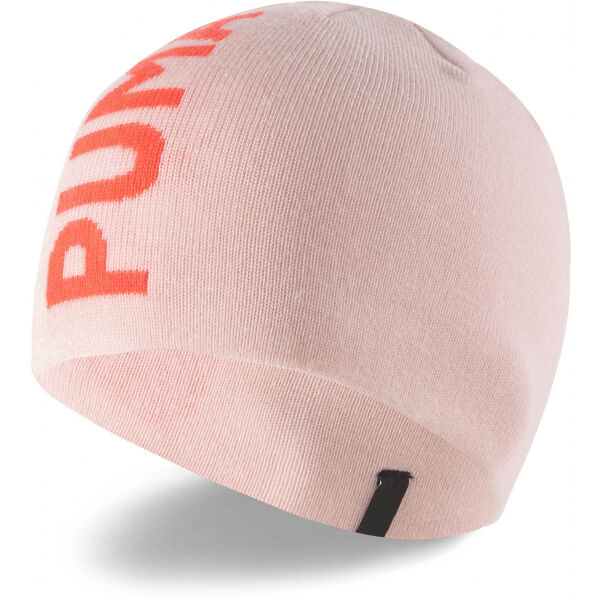 Puma ESS CLASSIC CUFFLESS  BEANIE JR Детска плетена шапка, розово, размер