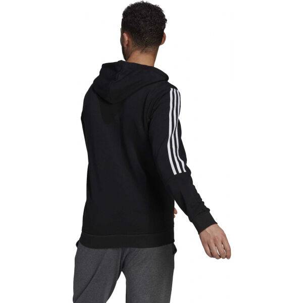 Adidas CUT 3S FZ HD Herren Sweatshirt, Schwarz, Größe XS