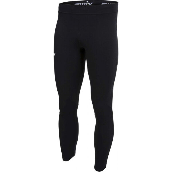 Swix FOCUS WARM TIGHTS Férfi elasztikus meleg nadrág, fekete, méret XL