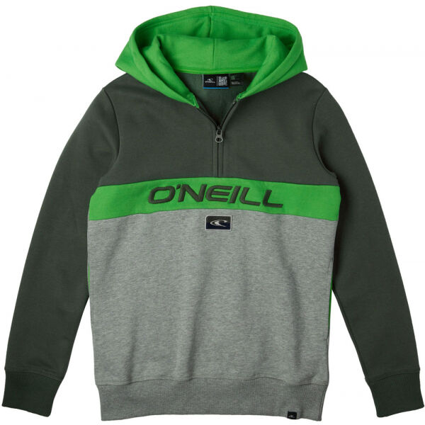 O'Neill BLOCKED ANORAK HOODY Fiú pulóver, szürke, méret 152