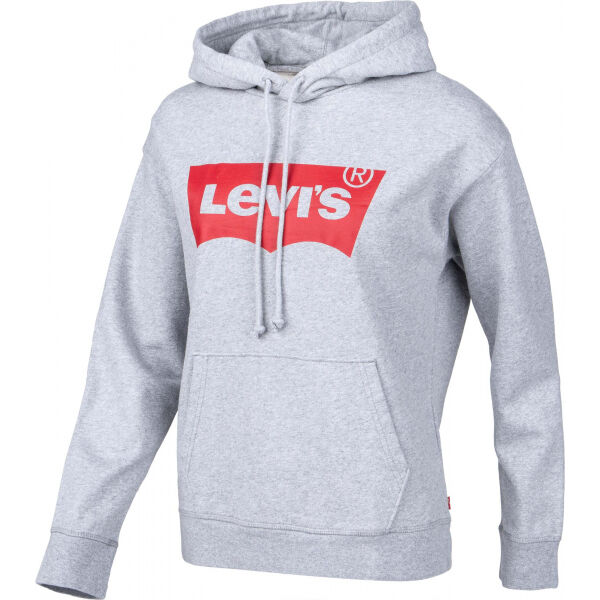 Levi's GRAPHIC STANDARD HOODIE BATWIN Damen Sweatshirt, Grau, Größe M