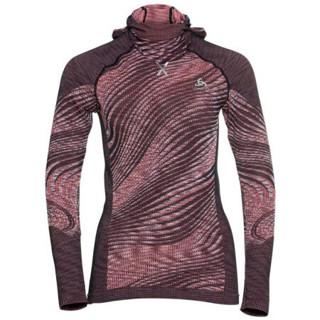 Odlo BL TOP WITH FACEMASK L/S BLACKCOMB ECO - Functional T-shirt with an integrated hood