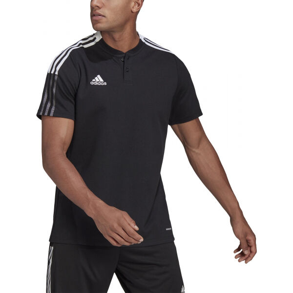 Adidas TIRO21 POLO Мъжка футболна тениска, черно, Veľkosť M