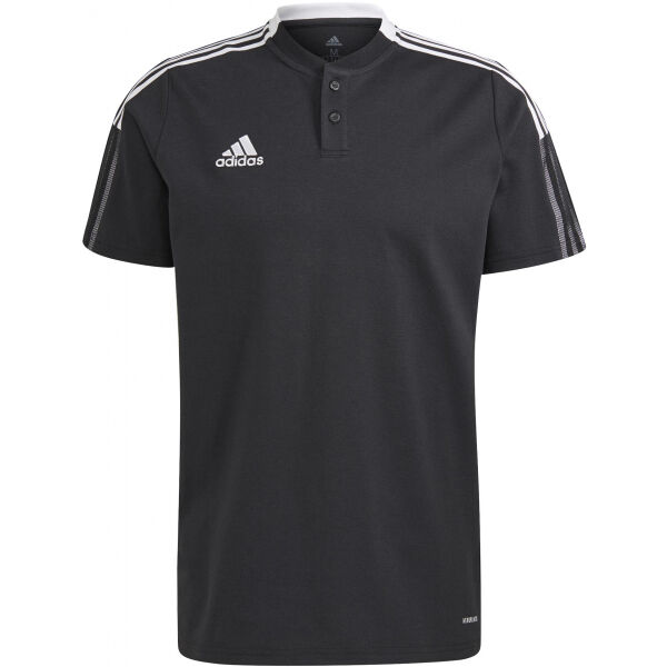 Adidas TIRO21 POLO Мъжка футболна тениска, черно, Veľkosť M