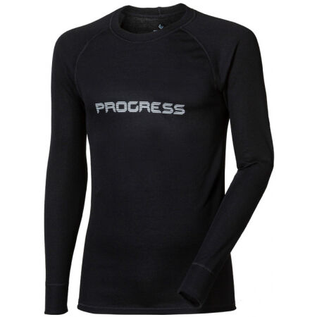 Progress DF NDR PRINT - Koszulka termoaktywna męska z długim rękawem