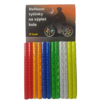 Reflective band for the bike spokes