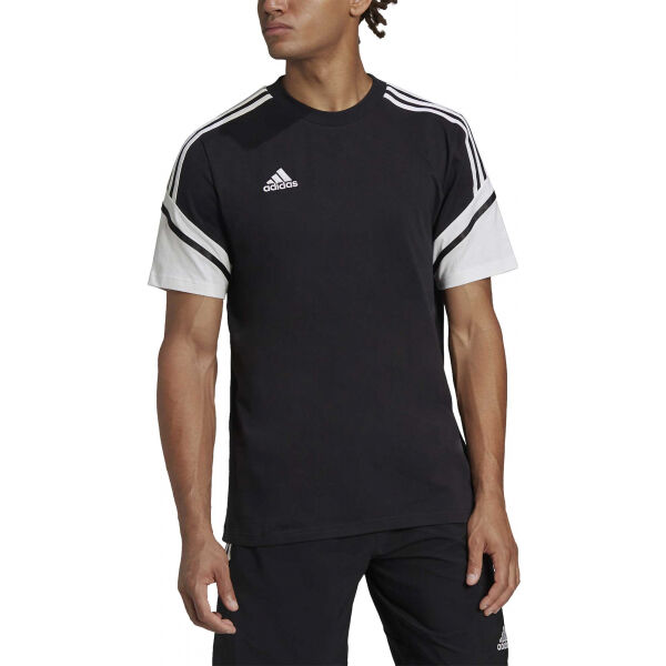Adidas CON22 TEE Herrenshirt, Schwarz, Größe XS