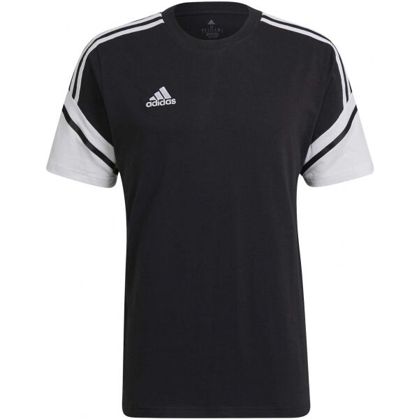 Adidas CON22 TEE Herrenshirt, Schwarz, Größe XXL